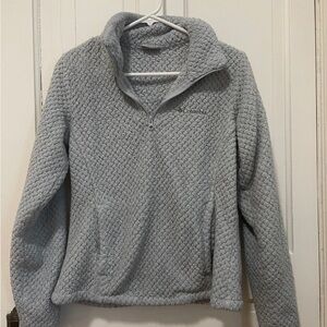 Columbia Women's Light Blue Fleece 1/4 Zip Long Sleeve Sweatshirt Size S